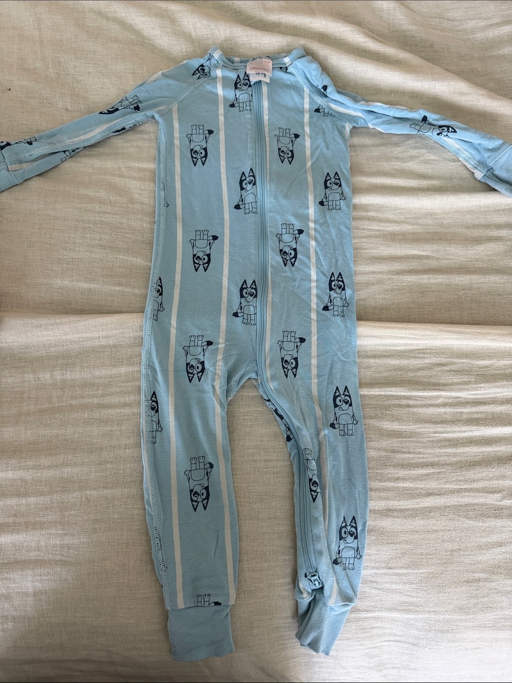 Hanna Anderson BLUEY! One-Piece double Zipper Romper